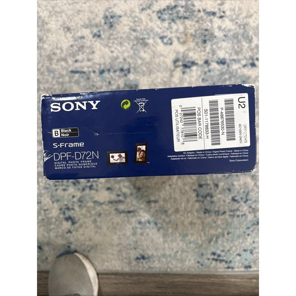 New! Sony S-Frame DPF-D72N LED Backlight 800 X 480 Pixels 7